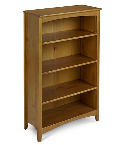 Shaker Style 4 Shelf Bookcase / Solid Wood / 48" High / Adjustable Shelving /, view 5