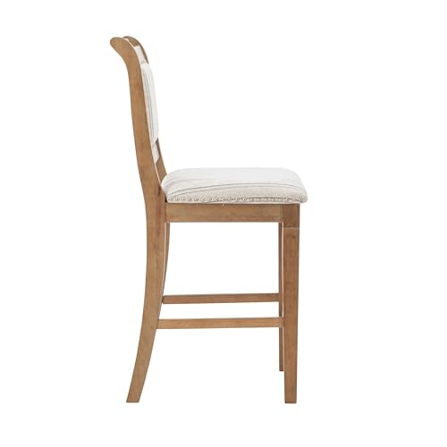 Home Décor Lisbon Grey Counter Stool, Gray Wash