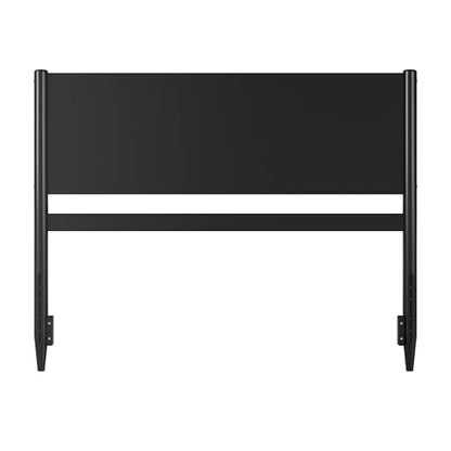 Modern Queen Wood Panel Headboard, Black, view 6