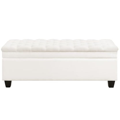 51" Fabric Storage Ottoman Bench, view 2