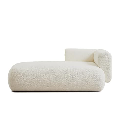 Boucle Upholstered Left Facing Chaise Lounge Indoor for Living Room Bedroom, view 4