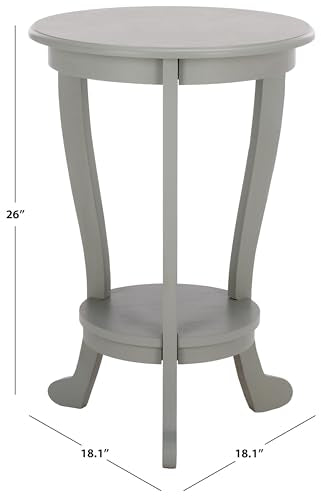 Robins egg blue solid wood farmhouse pedestal table, view 4
