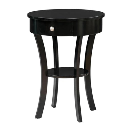Classic Accents Schaffer End Table, Black