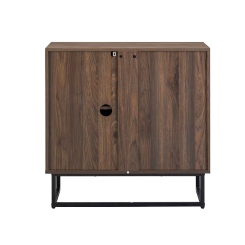 Nathan James Enloe Modern Sideboard Buffet Storage Accent Cabinet with Doors, view 4