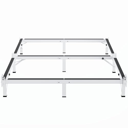 Metal Bed Frame Queen 8 Inches for Box Spring, 9-Legs Support Basics, view 2