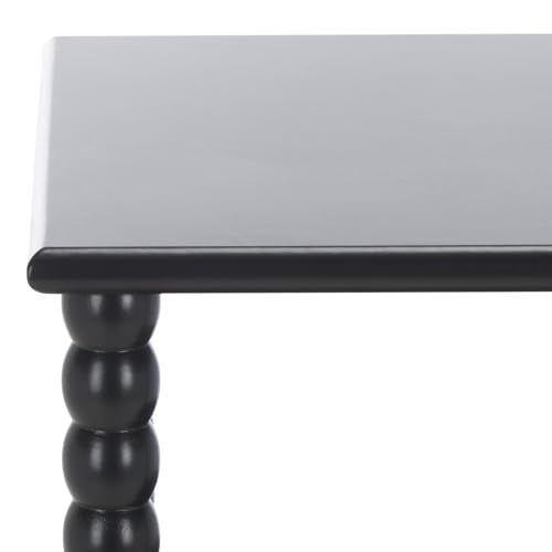 SAFAVIEH Home Collection Dilyn Matte Black 4-Tier Shelving Unit Etagere Bookshelf