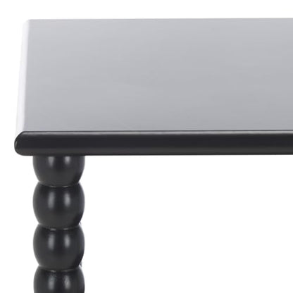 SAFAVIEH Home Collection Dilyn Matte Black 4-Tier Shelving Unit Etagere Bookshelf