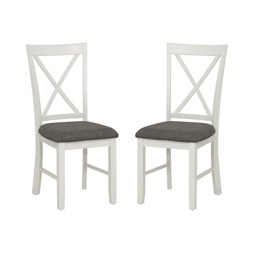 Powell Furniture Jane Side, Antique White Dining Chair
