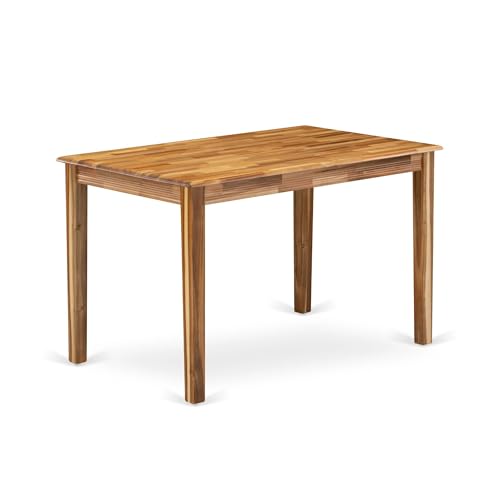 YAT-ANA-T Yarmouth Rectangle Kitchen Dining Table, 30x48 Inch, Natural, view 2