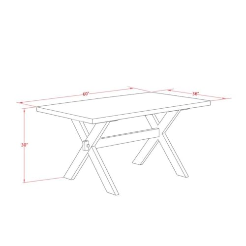 5-Piece Wood Dining Set, Rectangular Cement-Finish Table, Black Linen Upholstered Chairs, Solid Wood Frame, Button-Tufted Chair Back, Decorative Nail Heads, Modern Dining Room Furniture