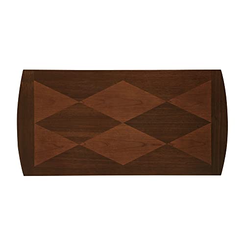 Dennis End Table with Shelf, Espresso