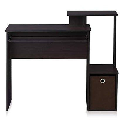 Econ Multipurpose Home Office Computer Writing Desk, regular, Dark Walnut