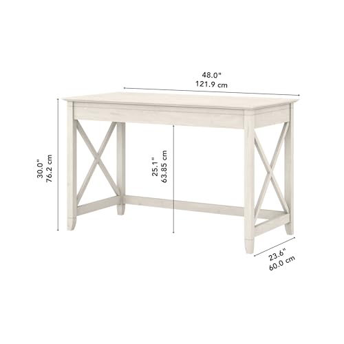 Key West 48W Writing Desk in Linen White Oak, view 4