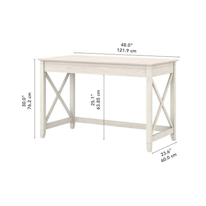 Key West 48W Writing Desk in Linen White Oak, view 4