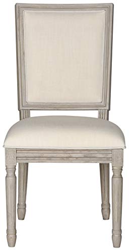 SAFAVIEH Home Collection Buchanan French Brasserie Linen Side Chair
