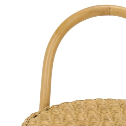 SAFAVIEH Furniture - Yulia 28-Inch Bar Stool - Natural Rattan - Woven Seat with Solid Frame - Ideal for Kitchen, Dining Room, Bar Seating (BST9908A)