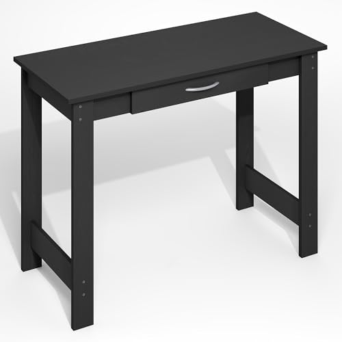 Jaya Desk, 39.2 Wide Computer Desk with Drawer, Darkwood, view 6