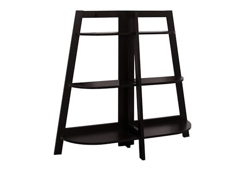 Bookshelf, Bookcase, Etagere, 3 Tier, 48" h, Office, Bedroom, Brown Laminate