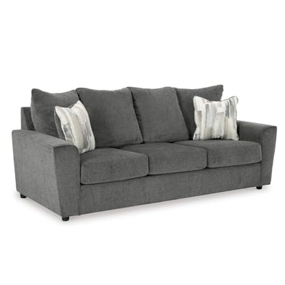 Signature Design by Ashley Stairatt Casual Sofa with Flared Arms, Gray