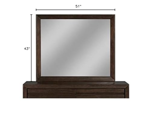 Element Mirror, Chocolate Brown