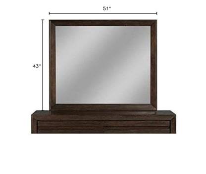 Element Mirror, Chocolate Brown