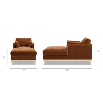 Jennifer Taylor Home Knox 65" Modern Farmhouse Chaise Lounge Chair, view 4