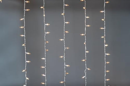 300 Lt String to String Lights, Clear, White Wire