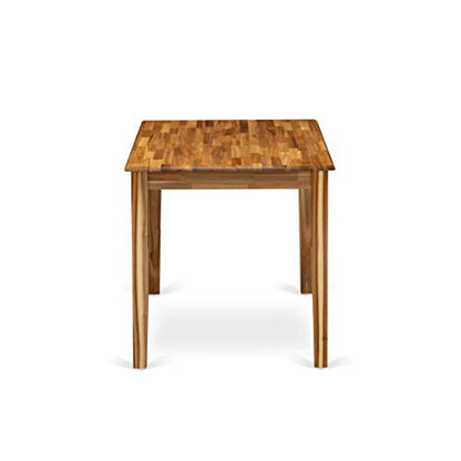 YAT-ANA-T Yarmouth Rectangle Kitchen Dining Table, 30x48 Inch, Natural, view 6