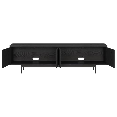 Henn&Hart 70" TV Stand for TVs up to 75", Natural Black, view 7