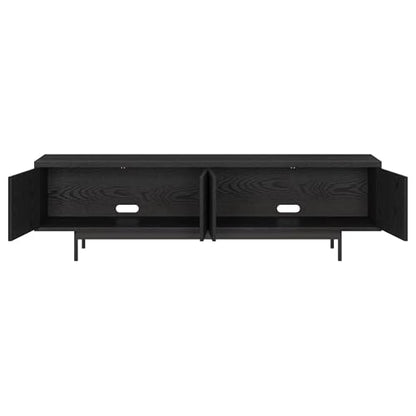Henn&Hart 70" TV Stand for TVs up to 75", Natural Black, view 7