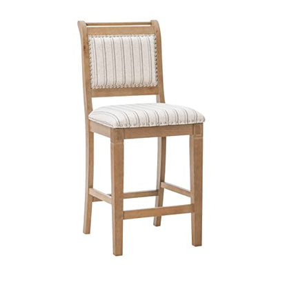 Home Décor Lisbon Grey Counter Stool, Gray Wash