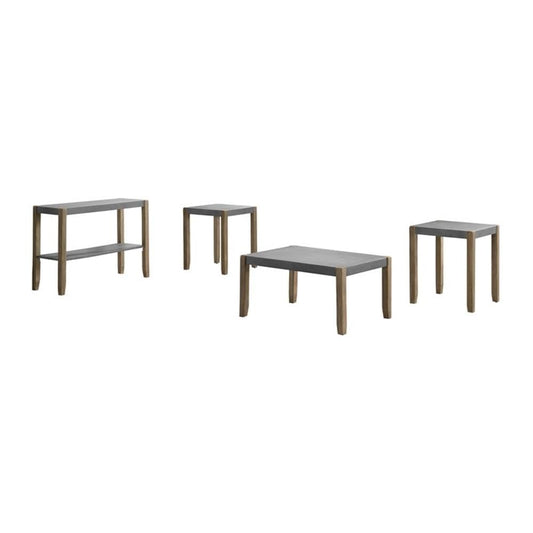 Newport Living Room Set, Concrete Gray