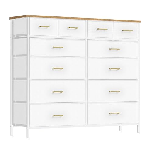 Dresser for Bedroom with 12 Deep Drawers, Wide Chest of Drawers, view 2