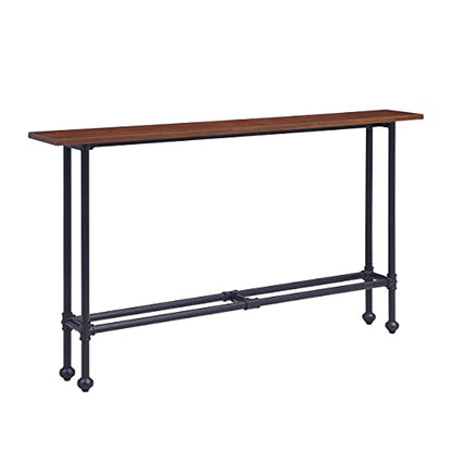 Agnew Skinny Console Table, black (AMZ0906MC), 56 in x 8 in x 30 in