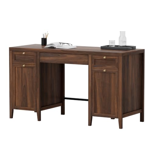 52" Large Executive Desk with Drawers, view 8