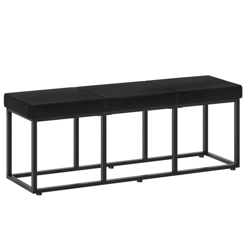Dining Bench, Dining Room Bench with PU Leather Upholstered Seat, for Kitchen, view 2