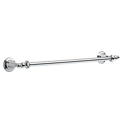 Delta Faucet Bathroom Accessories 75024 Victorian 24" Bathroom Towel Holder Towel Rack, Polished Chrome