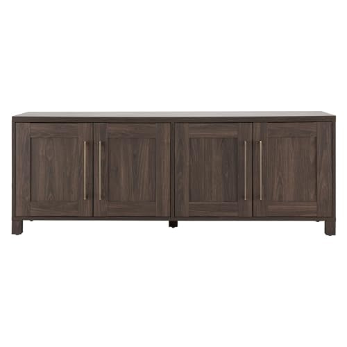 Rectangular TV Stand for TV's up to 80" in Alder Brown, TV Stands for the Living Room