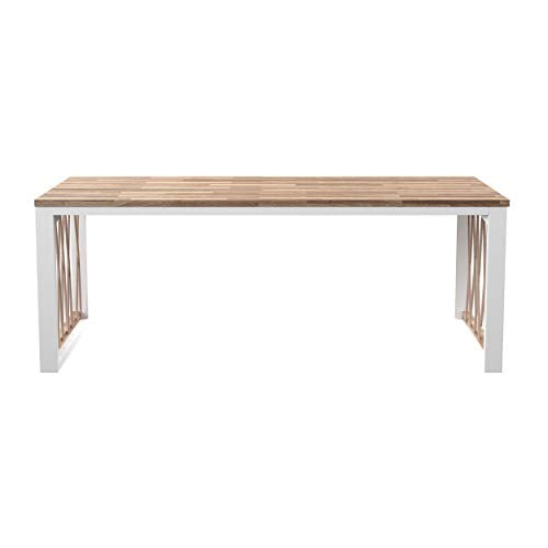 SEI Outdoor Patio Furniture - Wallmond Outdoor Cocktail Table - Transitional Design Natural Solid Wood - Ideal for Patio, Backyard (OD1140700)
