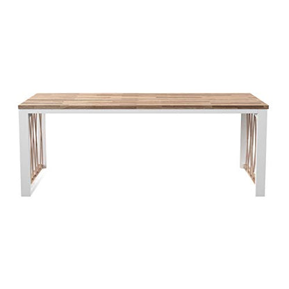 SEI Outdoor Patio Furniture - Wallmond Outdoor Cocktail Table - Transitional Design Natural Solid Wood - Ideal for Patio, Backyard (OD1140700)