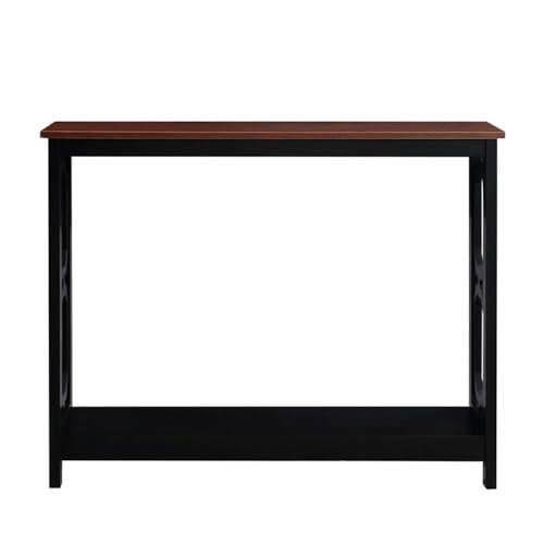 Omega Console Table, Cherry Top / Black Frame
