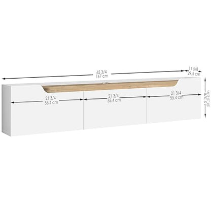 Atelier Mobili Floating TV Stand for 75 Inch TVs, view 4