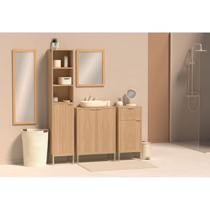 5 Five Simply Smart 5five - Tasso 2 Doors Natural Wood Effect Base Cabinet