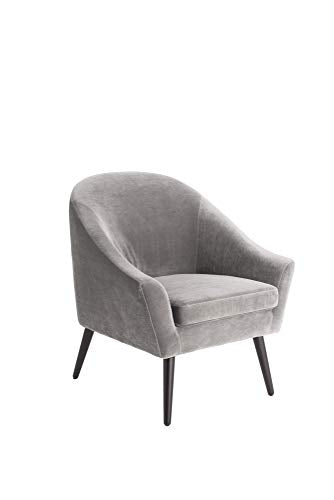 CHR10017A Elle Décor Laurel Accent Chair, Gray