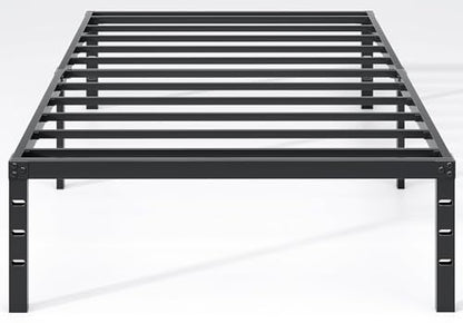 Metal Bed Frame,Twin Size Bed Frame with Storage Space,14 Inch, view 2