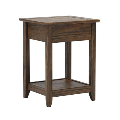 Greenport End Table - Brushed Walnut