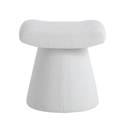 Modern Ottoman with Soft Padded Seat, Multifunctional Vanity Stool, view 7
