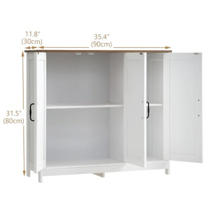 Farmhouse Buffet Storage Cabinet, view 4