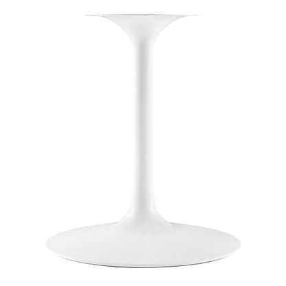Lippa 60Inch Oval Dining Table Elegant Terrazzo White Finish Modern Kitchen Room Entertaining Home Furniture Quality Stylish Durable Refined Versatile Contemporary