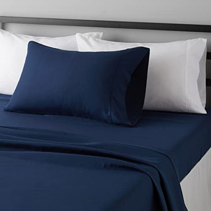 Lightweight Super Soft Easy Care Wrinkle Free Microfiber 3 Piece Bed Sheet Set, view 2